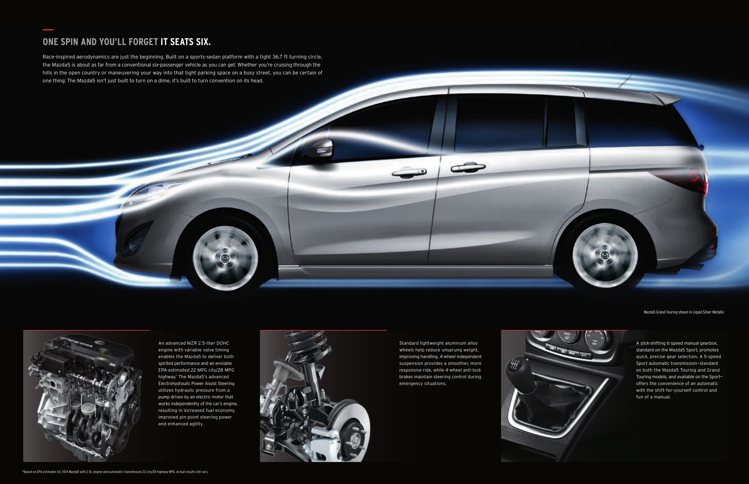 2014 Mazda 5 Brochure Page 4